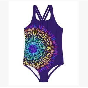 Neatie Kiddie Multicolor Abstract One Piece